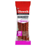 Pasztet i przetwory mięsne - Olewnik Kabanosy z gęsiną 105 g - miniaturka - grafika 1