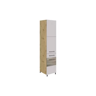 Szafka Dolna Wysoka Słupek 40 cm 19D Infinity Latte Fadome Dąb Sonoma, Basic, h 10cm - Szafki kuchenne - miniaturka - grafika 1