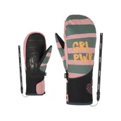 Rękawice narciarskie - Rękawiczki dziecięce Ziener Liwani AS PR Mitten - miniaturka - grafika 1