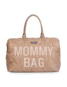Torby i organizery dla mam - Childhome Torba Mommy Bag pikowana beżowa - miniaturka - grafika 1