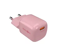 Ładowarki do telefonów - Reinston GAN USB-C 30W Różowy - miniaturka - grafika 1
