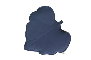 Poduszka Liść Dark Blue - Kołdry i poduszki dla dzieci - miniaturka - grafika 1