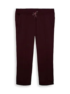 ESPRIT Sports Damskie spodnie do jogi BS RCS Curvy Sweat Pant, bordowe RED, 44 - Spodnie damskie - miniaturka - grafika 1