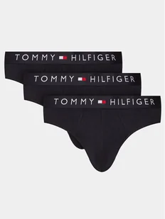 Tommy Hilfiger Komplet 3 par slipów UM0UM03182 Granatowy - Majtki męskie - miniaturka - grafika 1
