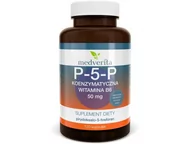 Witaminy i minerały - MEDVERITA P-5-P koenzymatyczna witamina B6 50mg (120 kapsułek) Medverita - miniaturka - grafika 1