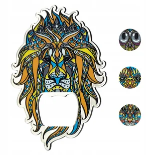 Otwieracz do butelek stalowy, lew - Korkociągi i otwieracze - miniaturka - grafika 2