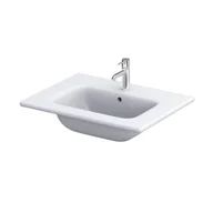 Umywalki - Oristo Joy umywalka 61x46,5 cm meblowa prostokątna biała UME-JO-60-91 - miniaturka - grafika 1