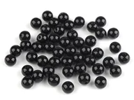 Półfabrykaty do biżuterii - Perełki Plastik Glance Czarne 8Mm 40Szt - miniaturka - grafika 1