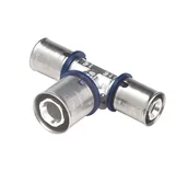 Łączniki, trójniki, kształtki - Wavin Trójnik red M1 c/z wodaPN10 63x40x63 DRL - miniaturka - grafika 1