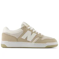 Buty sportowe męskie - Buty New Balance BB480LEA - beżowe - miniaturka - grafika 1