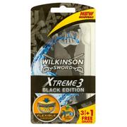 Maszynki do golenia i wkłady - Wilkinson Sword maszynka Xtreme3 Black 4 szt - miniaturka - grafika 1
