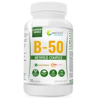 Witaminy i minerały - Wish Witamina B-50 90kaps. Witaminy B - miniaturka - grafika 1