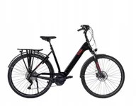 Rowery elektryczne - Rower elektryczny BH Atom City Wave Pro Negro-Red-Negro roz. M - miniaturka - grafika 1