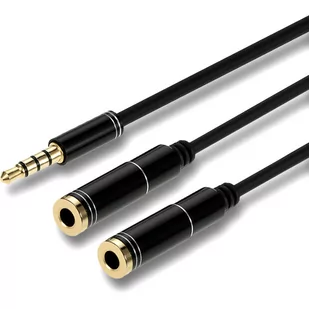 Mozos Tsx-1005 Rozdzielacz Audio Minijack 4 Pin Na 2 Pary Słuchawek - Kable - miniaturka - grafika 1