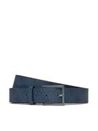 Paski - Guess Pasek Męski Vezzola Belts BM7781 P3435 Granatowy - miniaturka - grafika 1
