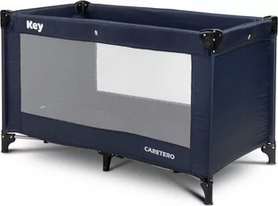 Caretero ŁÓŻECZKO TURYSTYCZNE KEY NAVY - Łóżeczka i kojce - miniaturka - grafika 1