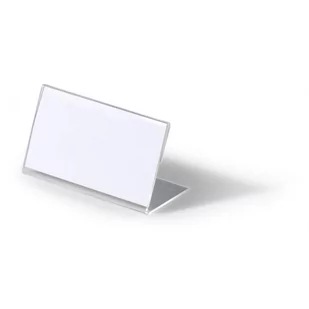 Identyfikator stojący DURABLE 52x100mm &quot;L&quot; transparentny 805519 10szt. - Identyfikatory - miniaturka - grafika 1