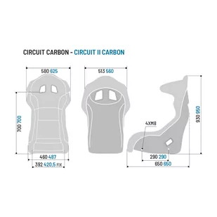 Fotel rajdowy Sparco CIRCUIT CARBON (FIA) - Fotele kubełkowe - miniaturka - grafika 4