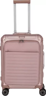 Walizka kabinowa z przednią kieszenią Travelite Next 2.0 55 cm różowa - Walizki - miniaturka - grafika 1