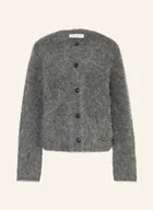 Swetry damskie - Marc O'polo Kardigan Z Dodatkiem Alpaki grau - miniaturka - grafika 1