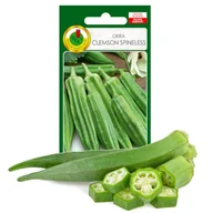 Nasiona i cebule - OKRA CLEMSON SPINELESS NASIONA BEZ GMO  2g - miniaturka - grafika 1