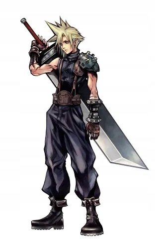 Plakat Anime Final Fantasy VII ff7_054 A2 (custom)