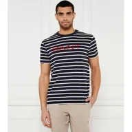 Koszulki męskie - Gant T-shirt Regular Fit - miniaturka - grafika 1