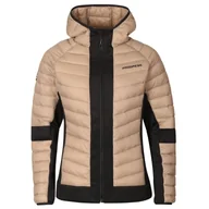 Kurtki i kamizelki sportowe damskie - Kurtka damska Progress Jannu Rozmiar: M / Kolor: brązowy/czarny - miniaturka - grafika 1