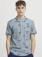 Koszulki męskie - Blend Polo 20715468 Niebieski Regular Fit - miniaturka - grafika 1