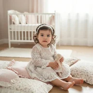 Ubranka do chrztu - Sukienka do chrztu Anna - miniaturka - grafika 1