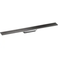 Odpływy liniowe - AXOR 42526340 Drain Element zewnętrzny odpływu liniowego 800, przyścienny Czarny Chrom Szczotkowany - miniaturka - grafika 1