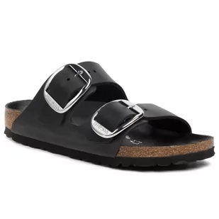 Klapki BIRKENSTOCK - Arizona Big Buckle 1011075  Black - Klapki i japonki damskie - miniaturka - grafika 1