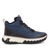 Botki damskie - Trapery BASS OUTDOOR BA11T001 Granatowy - miniaturka - grafika 1