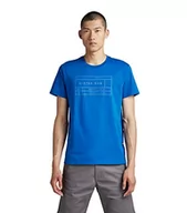 Koszulki męskie - G-STAR RAW Męski t-shirt Graphic 2-pak, wielokolorowy (Lapis Blue/Granite 336-D948), XXL, Wielokolorowy (Lapis Blue/Granite 336-d948), XXL - miniaturka - grafika 1