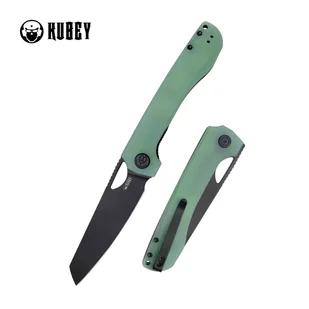 Nóż składany Kubey Elang Jade G10, Blackwashed AUS-10 by Sebastian Irawan (KU365D) - Noże - miniaturka - grafika 1