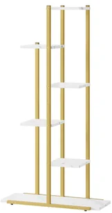 Nowoczesny regał na kwiaty marmurowy + złoty M9-K65 - Kwietniki Nowoczesny regał na kwiaty marmurowy + złoty M9-K65 - Kwietniki - miniaturka - grafika 1