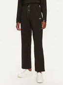 Spodnie sportowe damskie - Boss Spodnie dresowe 50520148 Czarny Relaxed Fit - miniaturka - grafika 1