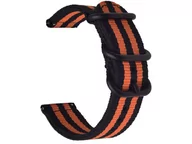 Akcesoria do smartwatchy - ﻿Pasek Alogy nylon strap do Huawei Watch GT 2 Pro 22 mm Pomarańczowo-czarny - miniaturka - grafika 1