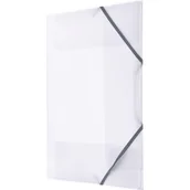 Teczki i skoroszyty - Teczka z gumką na rogach A4 PP transparentna BT624-T TETIS - miniaturka - grafika 1