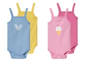 Body dla niemowląt - lupilu® Body niemowlęce bawełniane, 2 sztuki - miniaturka - grafika 1
