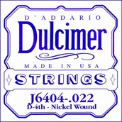 Struny gitarowe  - D'Addario J6404 .022 zwykły stalowy pojedynczy sznur do dulcimera - miniaturka - grafika 1
