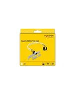 Akcesoria do komputerów stacjonarnych - Delock Mini PCIe I O PCIe half size 1 x Gigabit LAN Low Profile LAN Adapter - miniaturka - grafika 1