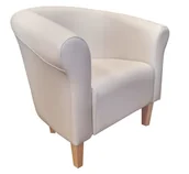 Fotele - Fotel Milo 18D wanilia nogi 15 buk - miniaturka - grafika 1