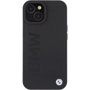 BMW BMHMP15MSLLBK iPhone 15 Plus 6.7" czarny/black MagSafe Leather Hot Stamp - Etui i futerały do telefonów - miniaturka - grafika 3