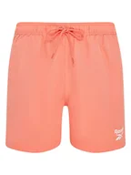 Kąpielówki męskie - Reebok Szorty kąpielowe "Yale" w kolorze koralowym - miniaturka - grafika 1