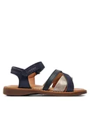 Buty dla dziewczynek - Froddo Sandały Lore N-Straps G3150247-5 M Niebieski - miniaturka - grafika 1