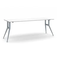 Stoły i stoliki do biura - B2B Partner Stół konferencyjny WIDE, 2000 x 800 mm, biały 423179 - miniaturka - grafika 1