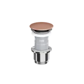 Korki do umywalek - Excellent Korek klik-klak umywalkowo-bidetowy, chrom, terracotta mat - miniaturka - grafika 1