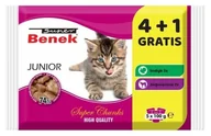 Mokra karma dla kotów - dla kota Junior - mokra karma dla kota - 4+1 100 g GRATIS! - miniaturka - grafika 1