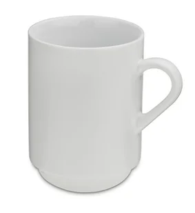 KELA Kubek ceramiczny 300 ml Mattia zestaw 2 biały KL-12749 - Kubki - miniaturka - grafika 1
